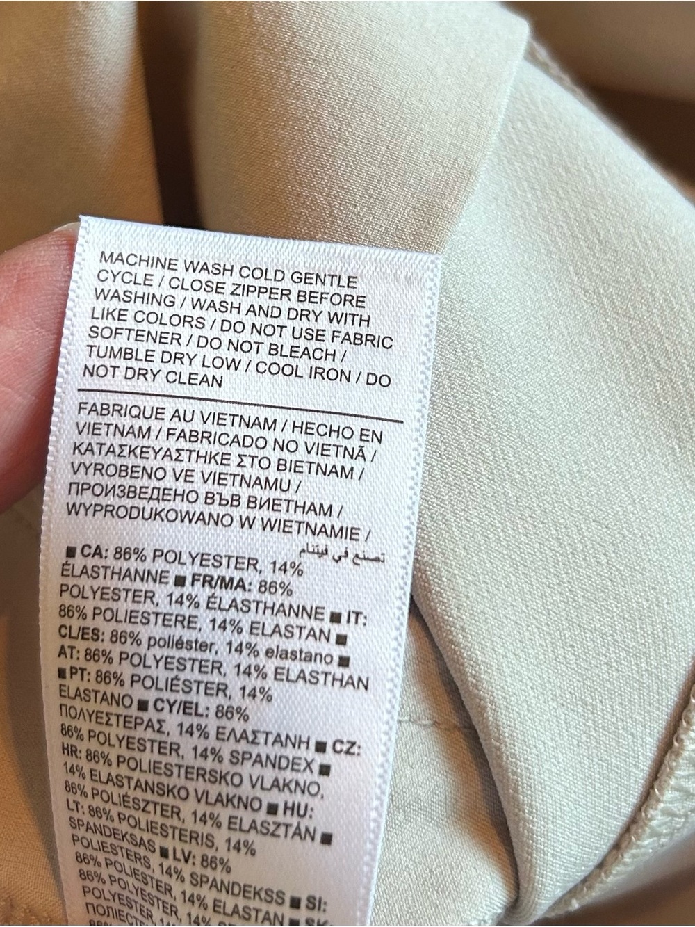 Athleta Endless High Rise Pants Size 8 Cream MSRP 109.00 - Picture 12 of 14